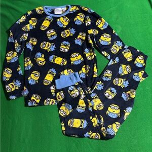 Universal Minions Pajama Set - Navy and Yellow